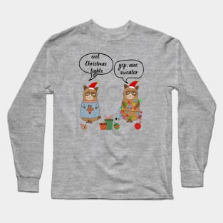 Christmas Cat Friends Long Sleeve T-Shirt